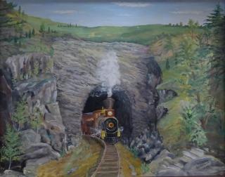 Railroad Tunnel Painting
